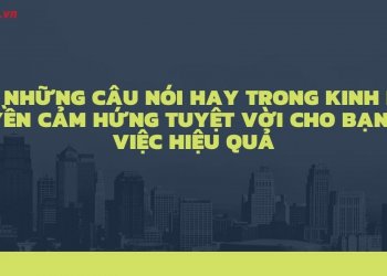 Top 20 những câu nói hay trong kinh doanh truyền cảm hứng tuyệt vời cho bạn làm việc hiệu quả