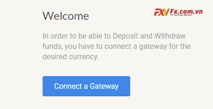 Connect a Gateway để giao dịch
