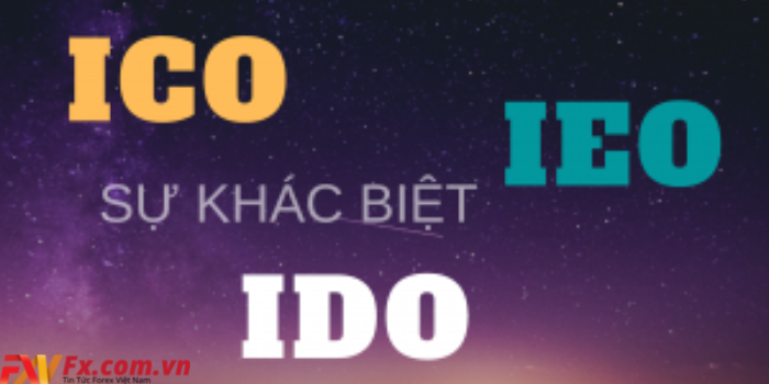 Sự khác biệt giữa các hình thức IDO, ICO và IEO là gì?