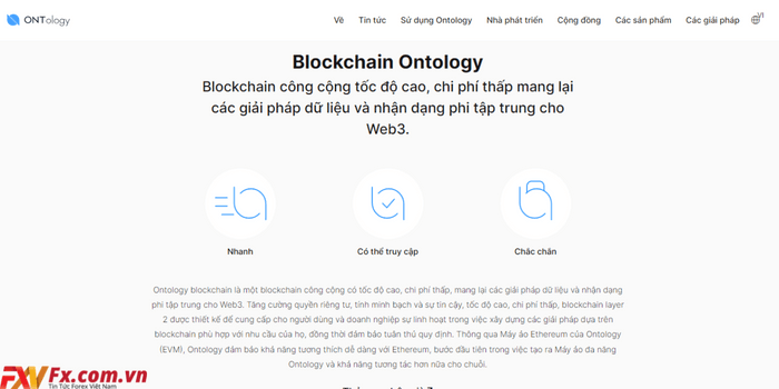 Ưu điểm của hệ sinh thái Ontology - ONT coin là gì?