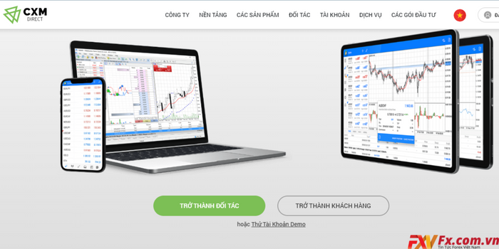 CXM Direct review - Nền tảng giao dịch tại sàn CXM Direct